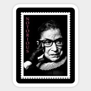 NOTORIOUS or RBG or ICON! Sticker